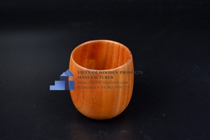 Conteneur rond en bois fait main pour usage domestique, fabriqué au Vietnam - Product Image 2