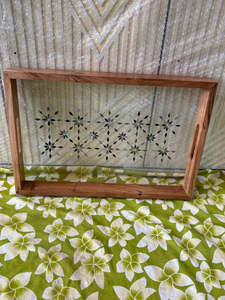 2025 Ramadan et Eid Mubarak Nouveau cadeau de plateau en acrylique avec nacre gravée et coquille d'ormeau en bois incrusté de forme rectangulaire - Product Image 3