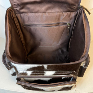 กระเป๋าใส่ผ้าอ้อมอเนกประสงค์หนังวัวแท้ความจุมากกระเป๋าเป้เดินทางสำหรับทุกเพศ - Product Image 6