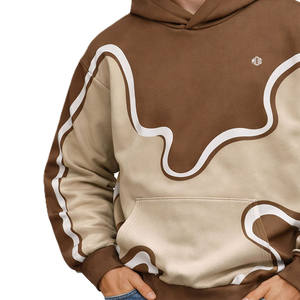 Sudadera con Capucha de Algodón Estampada para Hombre, Sudadera Oversize de Felpa para Hombre, Estilo Urbano, Confección Personalizada - Product Image 5