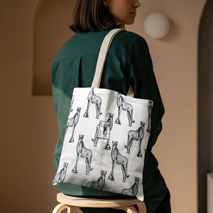 จำหน่ายถุงช้อปปิ้งผ้าฝ้ายรีไซเคิล 100% ลายพิมพ์สัตว์สุดหรู จำนวนมาก ในราคาตลาดที่เชื่อถือได้ - Product Image 1