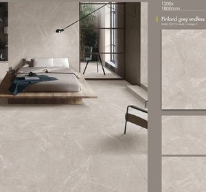 1200x1800 Finland Grey Endless Wall Tile 1200 x 1800 mm DG CV Matt Marble Look Ceramic Tile for Bedroom Living Space - Product Image 1