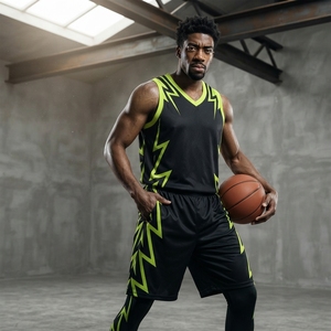 Conjunto de Uniforme de Baloncesto Personalizado, Camiseta sin Mangas, Pantalones Cortos, Sublimación, Kit Deportivo con Logotipo, Nombre y Número para Clubes, Escuelas y Marcas - Product Image 3