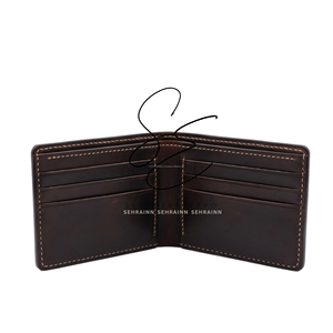 Nueva Cartera de Cuero Genuino para Hombre, Cierre Abierto, Cartera de Cuero Bifold Tallada a Mano, Estilo Vintage Rústico Vaquero, Porta Tarjetas y Efectivo, Personalizable - Product Image 5
