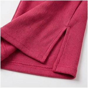 <b>Women</b> 100% Cotton Midweight Fleece Tracksuit Set Half-<b>Zip</b> Sweatshirt And Solid Color Pants Casual Autumn Wear - Product Image 6