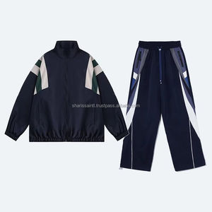 Ensemble de survêtement en nylon personnalisé 2025, veste coupe-vent en nylon et polyester, jogging et survêtement, ensembles de survêtement coupe-vent - Product Image 1