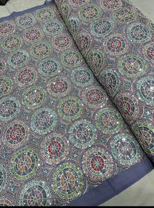 Tela de Lujo para Vestidos con Bordado Pesado de 44 Pulgadas, Material Textil de Fábrica, Tela Panna de 55 Pulgadas, Calidad Premium, Venta al por Mayor para Exportación - Product Image 5