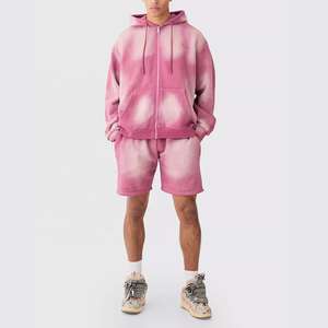 Conjunto de Sudadera con Capucha y Pantalones Cortos Unisex Impresos en 3D, Transpirable, 100% Algodón, Chándal de Verano Personalizado con Diseño 2 en 1 - Product Image 3