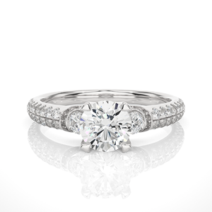 Anillo de Diamante de Corte Redondo de 1.45CT con Certificado IGI VS1, Joyería de Diamantes al por Mayor, Anillo de Diamante Cultivado en Laboratorio para Mujer - Product Image 3