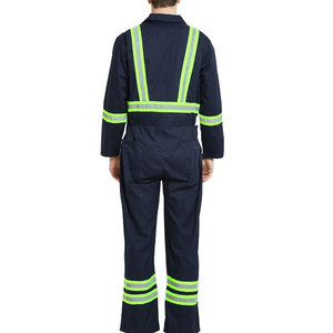 best material <b>fire</b> proof coverall waterproof Working Uniform Construction Worker Coverall Suits light weight safety coverall - Product Image 2