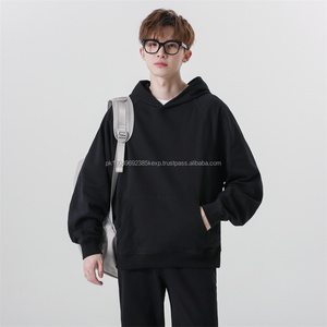 Direct Factory Supply Free Sample Men's Clothing hoodies China Manufacturing Streetwear 100% Cotton Hoodie Men - Product Image 4