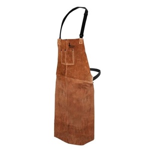 High Quality Safety <b>Leather</b> <b>Apron</b> Cowhide Split <b>Leather</b> Suede Industrial Spark Heat Cut Fire Resistant for Body Protection - Product Image 6