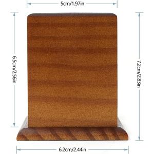 Portastuzzolini Quadrato in Legno per Casa, Cucina, Ristorante - Elegante Contenitore Quadrato per Stuzzolini - Product Image 2