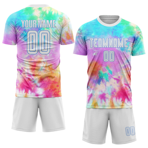 Uniforme de Fútbol Personalizado con el Mejor Diseño, Transpirable, de Manga Corta, Elástico y Ligero, Hecho en Fábrica - Product Image 4
