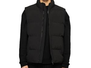 Chaleco Acolchado con Capucha para Hombre, Chaqueta sin Mangas para Exteriores, Ligero, Acolchado, para Invierno, Moda Urbana - Product Image 1