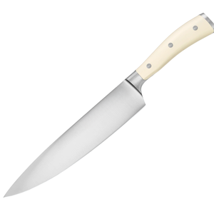 Couteaux de chef professionnels en acier inoxydable, couteaux de cuisine à lame tranchante, manche triple rivet blanc ivoire pour trancher la viande et les légumes - Product Image 3