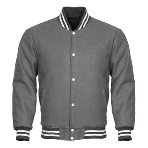 Men's <b>Top</b> Selling Windproof Geometric Patchwork Hooded Varsity Jacket 100% Wool Streetwear New Fashion Baseball Design Canvas - Product Image 1
