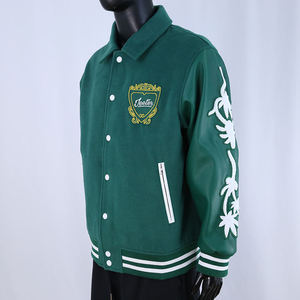 แจ็คเก็ตวาร์ซิตี้ปักลายเชนิลล์สุดเท่ห์ สไตล์สตรีทแวร์สุดฮิต ขายดี แฟชั่นสำหรับผู้ชาย  แจ็คเก็ตขนสัตว์สำหรับฤดูหนาว  รับสั่งทำได้ - Product Image 3