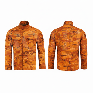 Classic Oversized Custom Camouflage Design Cotton <b>Heavy</b> <b>Duty</b> Jacket <b>Stand</b> Collar Front Pockets Cotton Material Whole Sale Jacket - Product Image 6