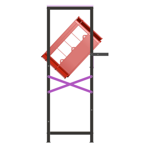 Metal <b>Drinks</b> Crate Rack for Space Saving Mail Order Packing Crates Freestanding <b>Drink</b> Crate <b>Holder</b> - Product Image 5