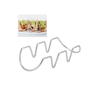 High Quality Durable <b>Taco</b> Holder Stainless Steel <b>Taco</b> Holder <b>Stand</b> for Dinnerware Dishes With Seller - Product Image 5