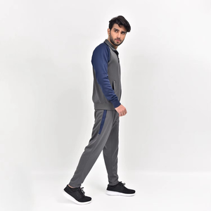 Ensemble de survêtements pour hommes en gros, 2 pièces avec fermeture éclair, ensemble sweat à capuche et pantalon de jogging, survêtement en molleton technique, veste de survêtement personnalisable pour hommes - Product Image 2