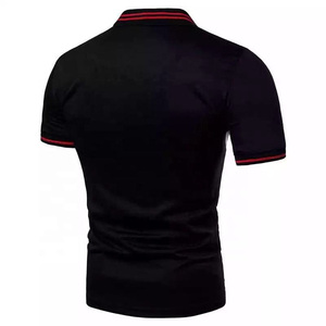 Chemises polo imprimées à manches courtes 2026, tissu de poids moyen, logo personnalisé, vêtements de travail décontractés pour hommes, vente en gros - Product Image 5