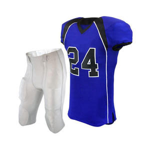 Uniforme de football américain personnalisé par sublimation, 100% polyester, séchage rapide, respirant, avec noms et numéros d'équipe personnalisés - Product Image 1
