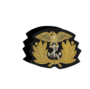 Badges personnalisés en tissu sergé brodé à la main, de luxe, écologiques, sans nickel, brillants, pour la vente en gros - Product Image 3