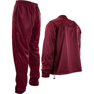 Conjunto de Chaqueta y Pantalones Estilo Urbano con Capucha Ajustable, Hombros Caídos, Corte Holgado, Cortavientos, Traje Deportivo - Product Image 4