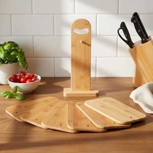 Planche à découper en bois pour la cuisine, nouveau design, planche à découper de haute qualité, fabricant, viande et légumes - Product Image 3