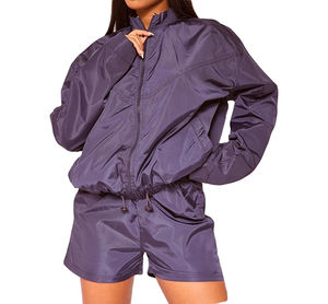 Ensemble short coupe-vent en nylon imperméable personnalisé de haute qualité pour femme, respirant, le plus vendu, collection 2026 - Product Image 5