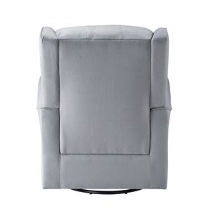 Gray Swivel <b>Recliner</b> Chair with Glider - Product Image 4