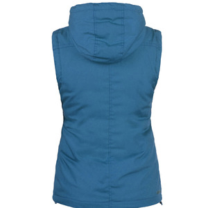 Chaleco largo de plumón ligero para mujer, chaleco acolchado con cremallera y capucha - Product Image 6