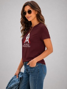 เสื้อยืดลำลองสำหรับผู้หญิง ผลิตจากผ้าคุณภาพพรีเมียม เหมาะสำหรับทำงาน ท่องเที่ยว เล่นกีฬา และกิจกรรมประจำวัน คุณภาพพรีเมียมสำหรับผู้หญิง - Product Image 4
