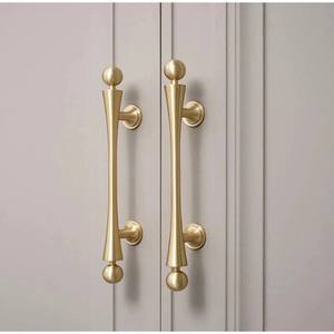 Poignées de porte en métal pour tiroirs de cuisine, poignées de meubles décoratives couleur or, designs élégants, poignée de tirage en laiton - Product Image 3