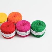 bulk knitting yarn COTTON FIELD 80g/ball Dyed Crochet yarn (Spun Yarn) Standard cotton yarn for knitting