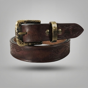 Best Wholesale Casual Box <b>Frame</b> Steel Buckle Cow Hide Leather OEM Fashion Custom Logo Adjustable Length Eco-Friendly Stylish - Product Image 3