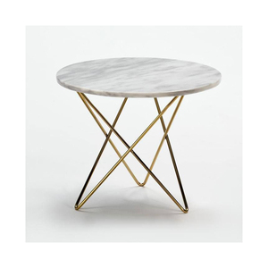 Modern Decorative Marble Nesting <b>Coffee</b> <b>Table</b> With Metal Frame New Arrival Stylish Side <b>Table</b> For Bedroom Living Room Use - Product Image 4