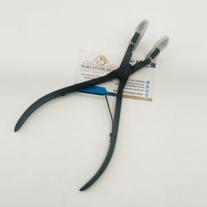 Pinza para Extensiones de Cabello con Cinta Adhesiva, de Acero Inoxidable Negro, Superficie Plana, Herramienta para Sellado de Extensiones de Cabello para Mujeres - Product Image 1