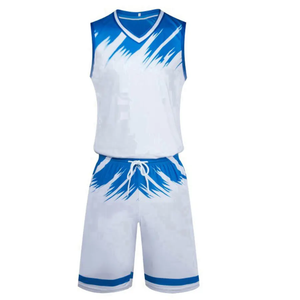 Ensemble d'uniformes de basketball personnalisés par sublimation, maillot et short pour hommes, vêtements de sport respirants pour équipe - Product Image 2