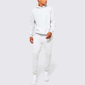 Conjunto Deportivo Informal de Invierno, Sudadera con Capucha y Pantalones Deportivos, Conjuntos Deportivos con Capucha, 100% Algodón, Felpa Tejida de 300 g, Unisex - Product Image 2