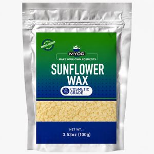 Cire de tournesol MYOC, granules jaunes, qualité cosmétique, pour cosmétiques DIY (quantité en vrac) - Product Image 1