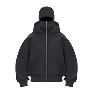 Sudadera con Capucha Balaclava Personalizada para Hombre 2025, de Alta Calidad, con Cierre y Estampado Digital - Product Image 2