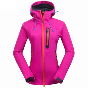 Chaqueta de Esquí y Snowboard para Mujer, Impermeable, Cortavientos, Morado, Negro, Rojo, Naranja, Azul, Blanco, Forro Polar, con Capucha, Softshell - Product Image 5