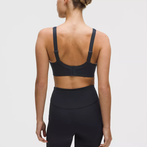 Women's Breathable High Support Simple Designer Sports Bra <b>Cross</b> Shoulder Gym Fitness Yoga Tank <b>Top</b> Workout Activewear Bra - Product Image 3