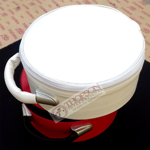 Étui pour fez maçonnique en similicuir de qualité supérieure, boîte de rangement et de présentation portable pour chapeau (bleu) - Product Image 3