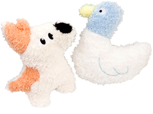 Fluffy <b>Toy</b> Story Dog and Ducks Plush <b>Toys</b> with PP Cotton Filling Velboa & Polyester Materials Washed Finish Pet <b>toy</b> - Product Image 2