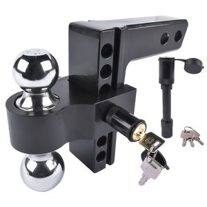 Enganche de Aluminio Ajustable de 6 Pulgadas (Drop/Rise) para Remolques, Compatible con Soportes de Enganche de 2 Pulgadas - Product Image 3