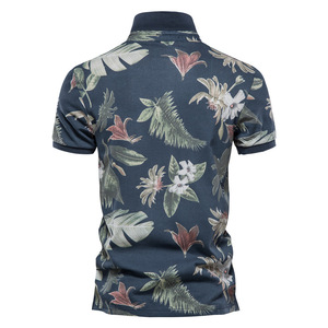 Polo en piqué de coton uni pour homme, manches courtes, coupe classique, respirant, style décontracté - Product Image 2